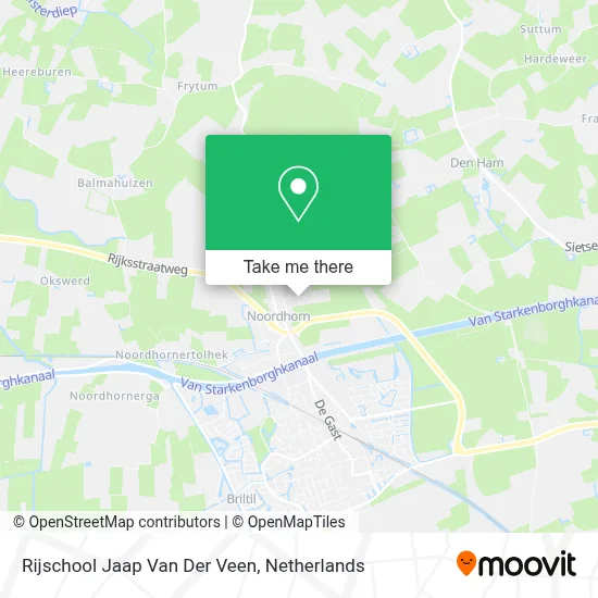 Rijschool Jaap Van Der Veen map