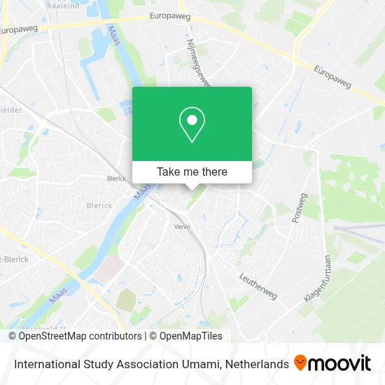 International Study Association Umami map