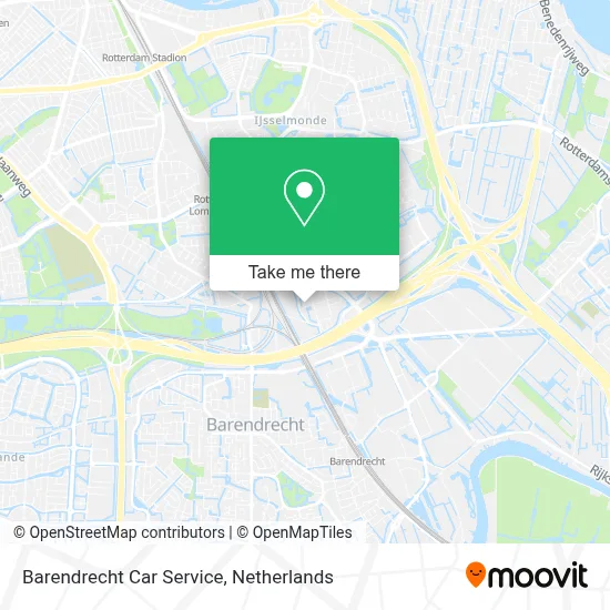 Barendrecht Car Service map