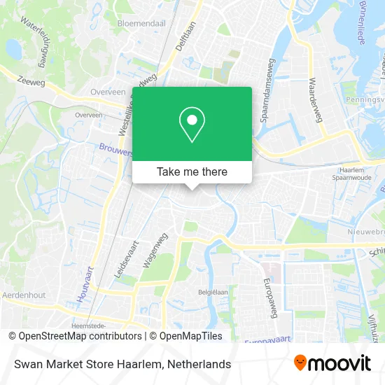 Swan Market Store Haarlem map