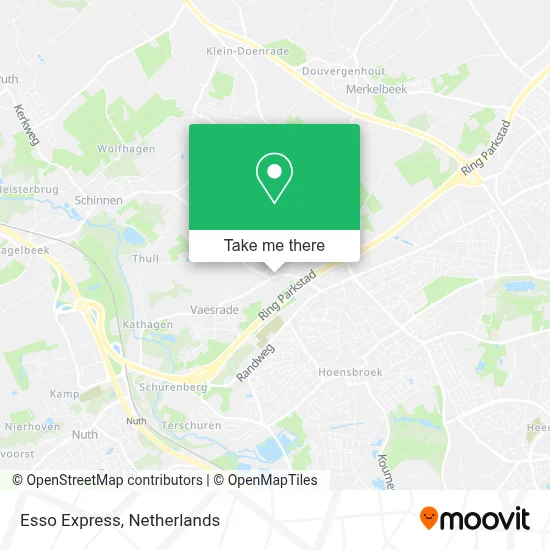 Esso Express map