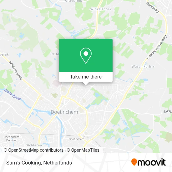 Sam's Cooking map