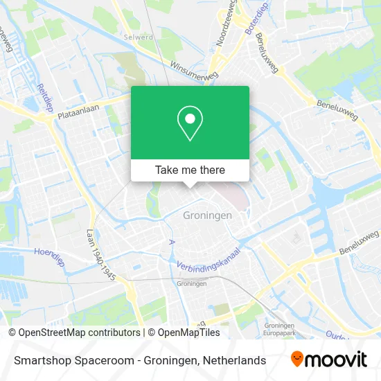 Smartshop Spaceroom - Groningen map