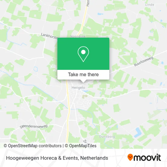 Hoogeweegen Horeca & Events map