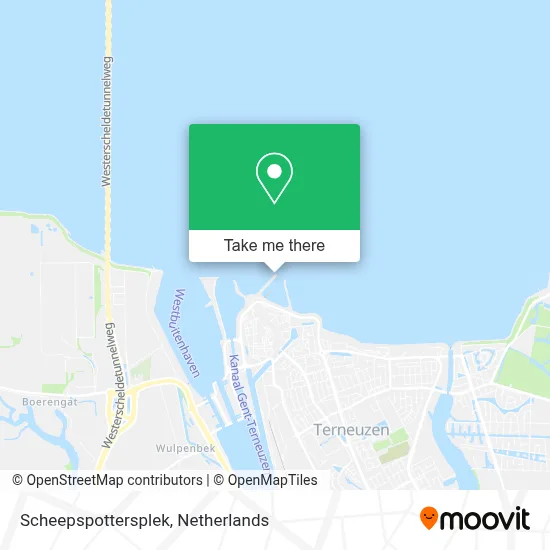 Scheepspottersplek map