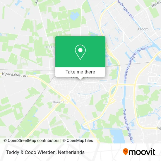 Teddy & Coco Wierden map