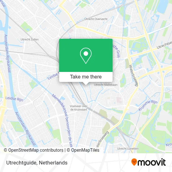 Utrechtguide map
