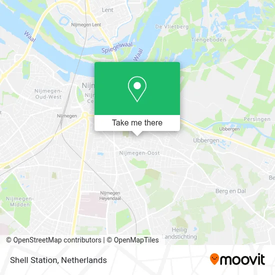 Shell Station map