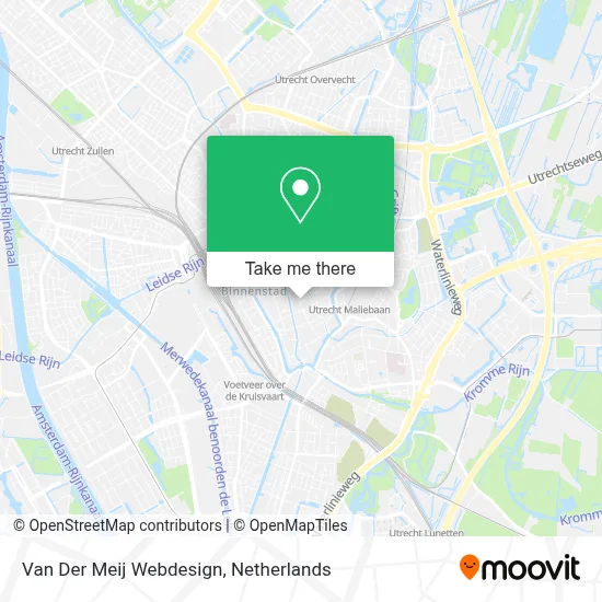 Van Der Meij Webdesign map