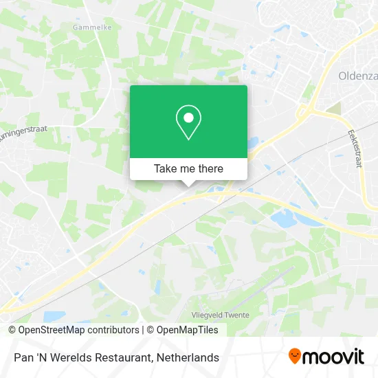 Pan 'N Werelds Restaurant map