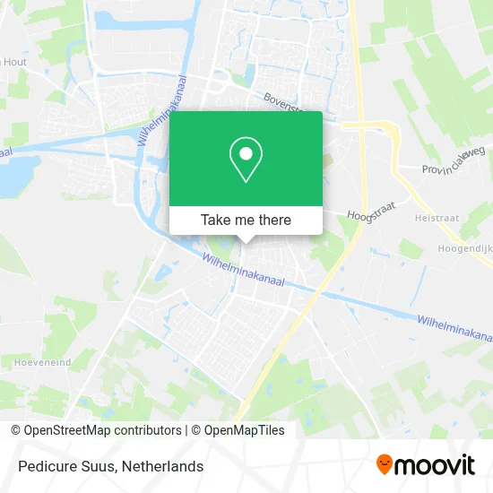 Pedicure Suus map