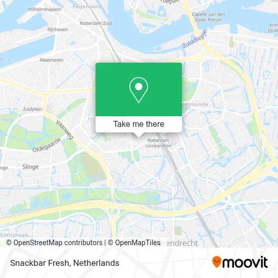 Snackbar Fresh map