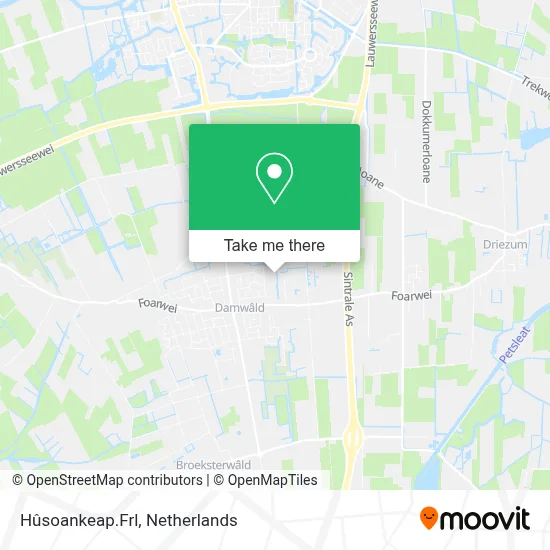Hûsoankeap.Frl map