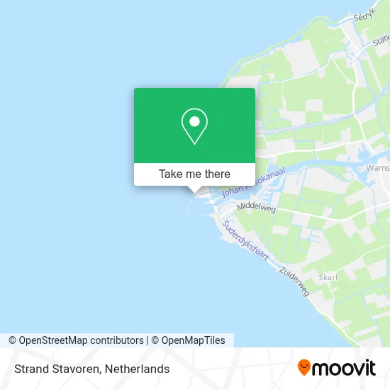 Strand Stavoren map