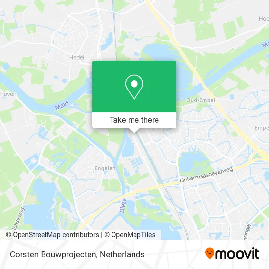 Corsten Bouwprojecten map