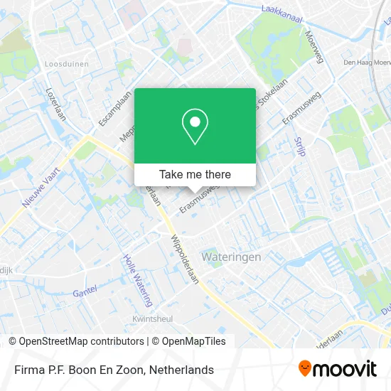 Firma P.F. Boon En Zoon map