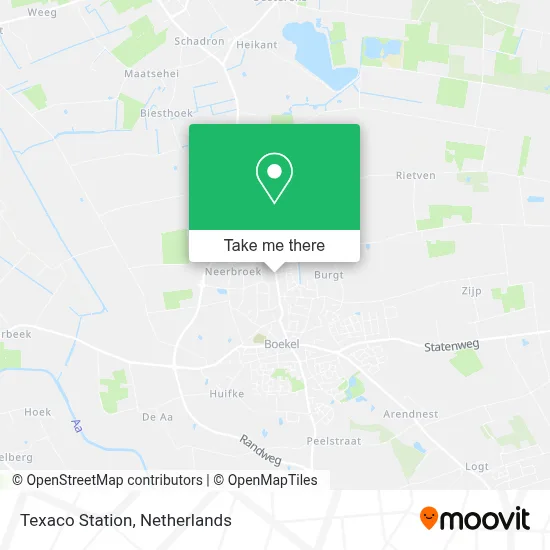 Texaco Station map