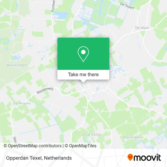 Opperdan Texel map