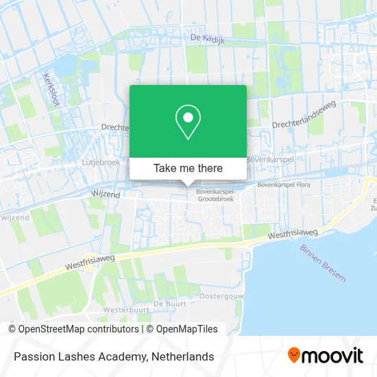 Passion Lashes Academy map
