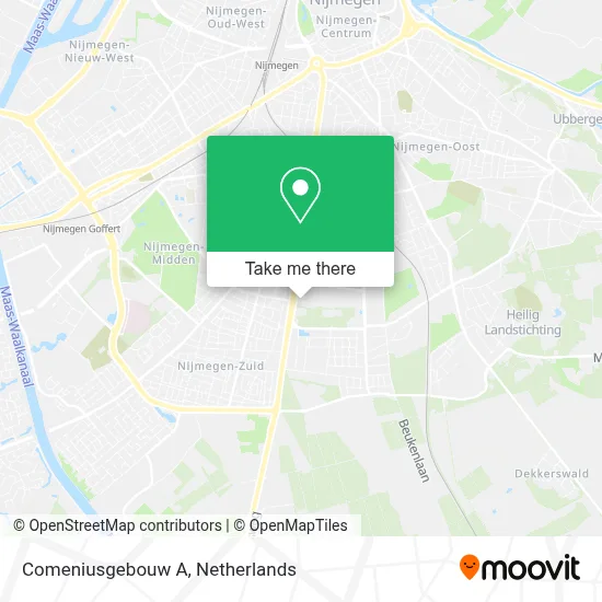 Comeniusgebouw A Karte