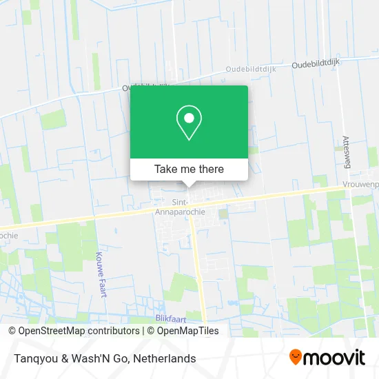 Tanqyou & Wash'N Go map