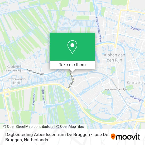 Dagbesteding Arbeidscentrum De Bruggen - Ipse De Bruggen Karte