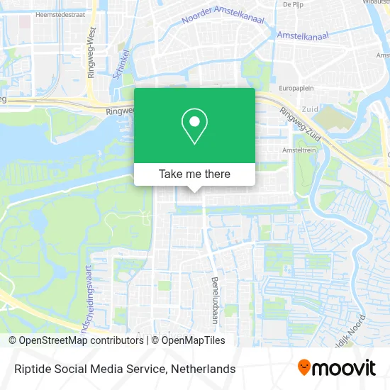 Riptide Social Media Service map