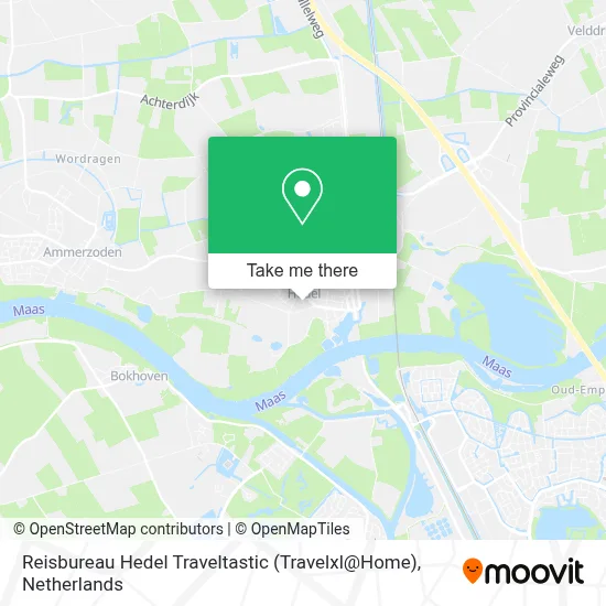 Reisbureau Hedel Traveltastic (Travelxl@Home) map