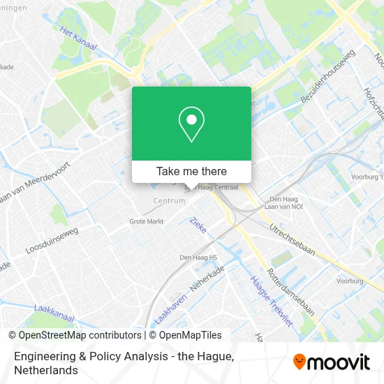 Engineering & Policy Analysis - the Hague map