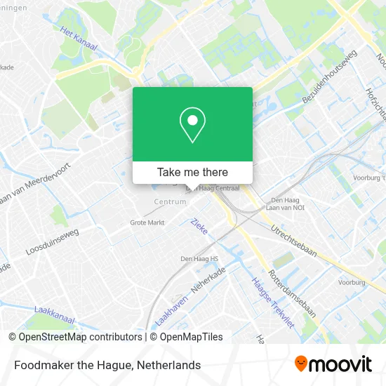Foodmaker the Hague map