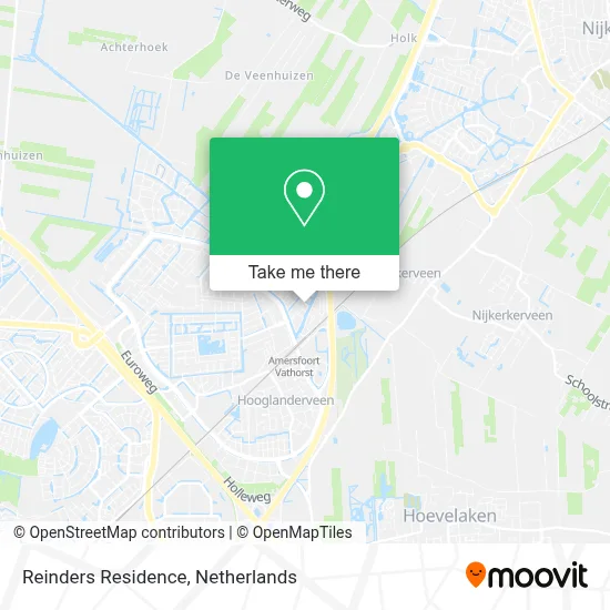 Reinders Residence map