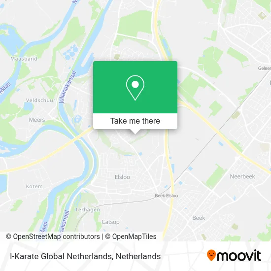 I-Karate Global Netherlands map