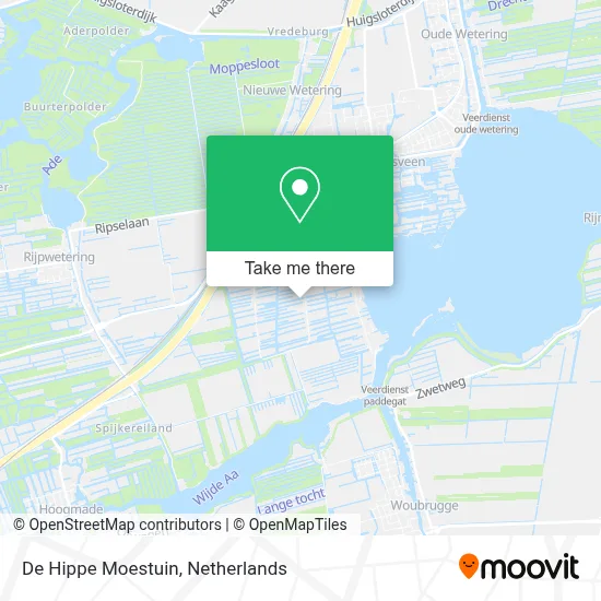 De Hippe Moestuin map