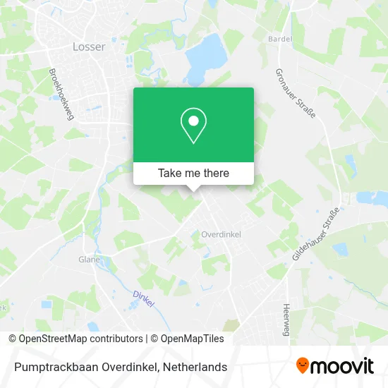 Pumptrackbaan Overdinkel map