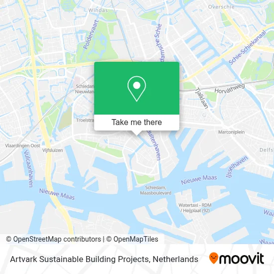 Artvark Sustainable Building Projects map