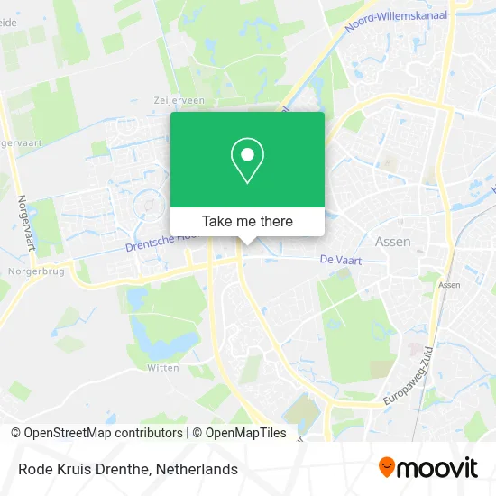 Rode Kruis Drenthe map