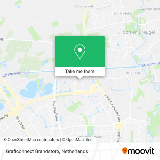 Graficonnect Brandstore map