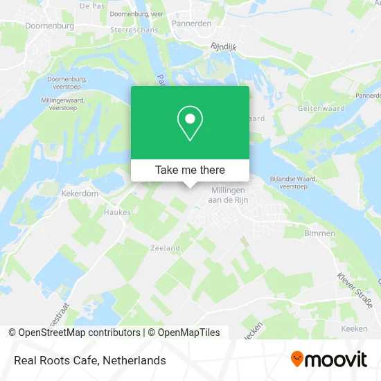 Real Roots Cafe map