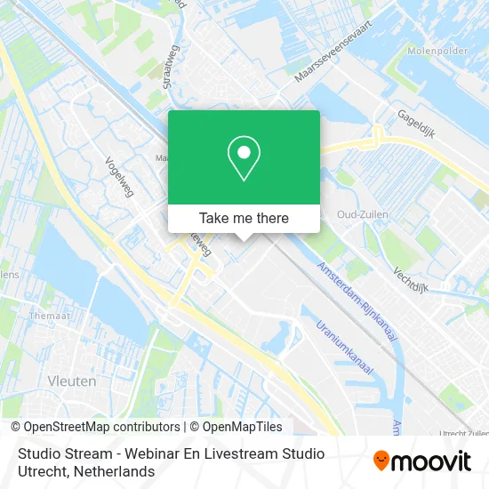 Studio Stream - Webinar En Livestream Studio Utrecht map