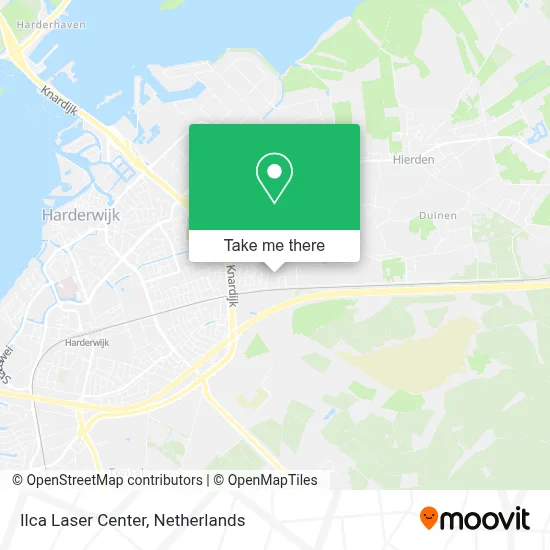 Ilca Laser Center map