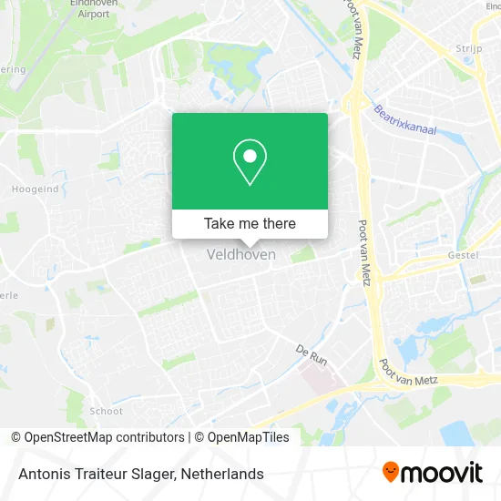 Antonis Traiteur Slager map