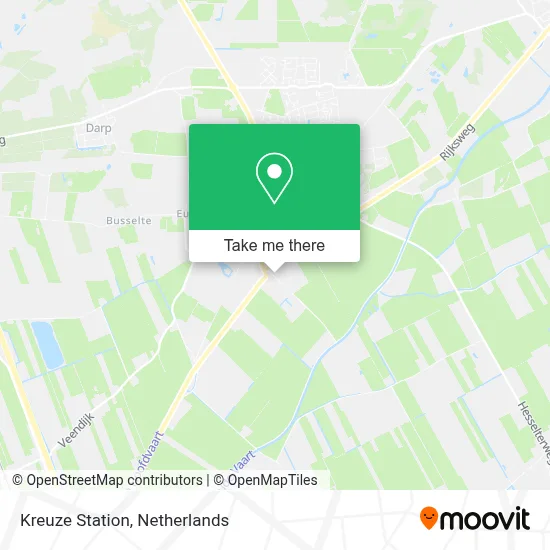 Kreuze Station map