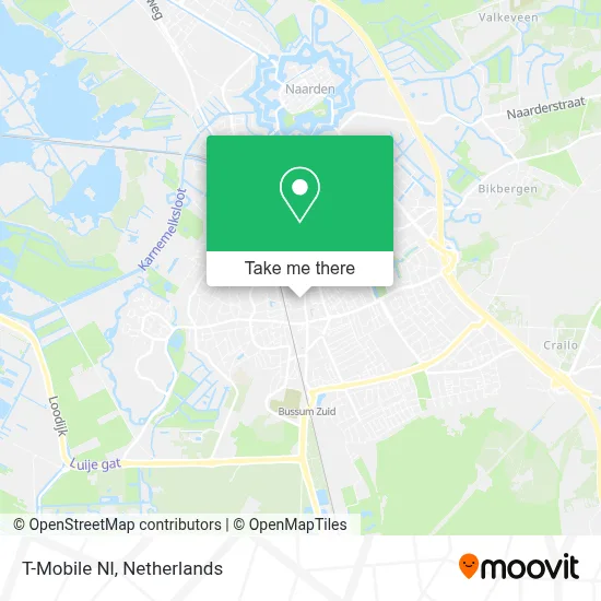 T-Mobile Nl map