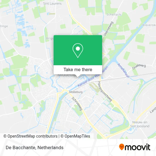 De Bacchante map