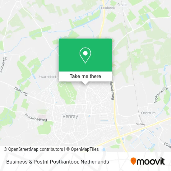 Business & Postnl Postkantoor map