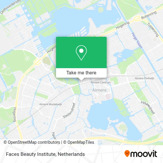 Faces Beauty Institute map