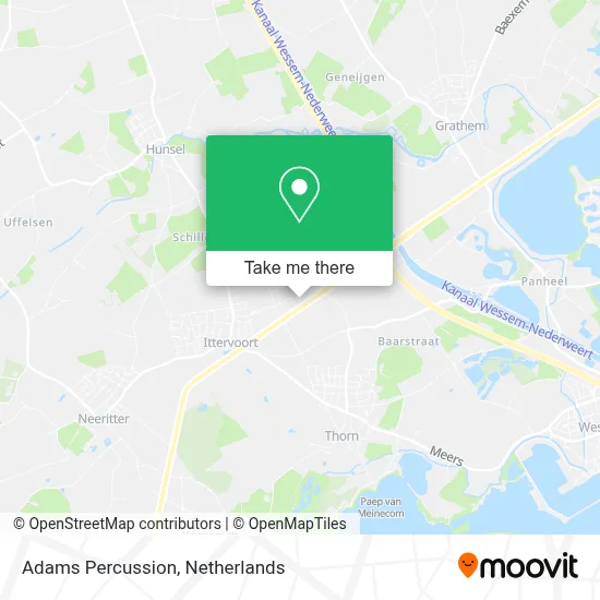 Adams Percussion map