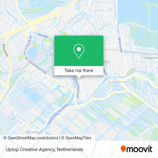 Uptop Creative Agency map