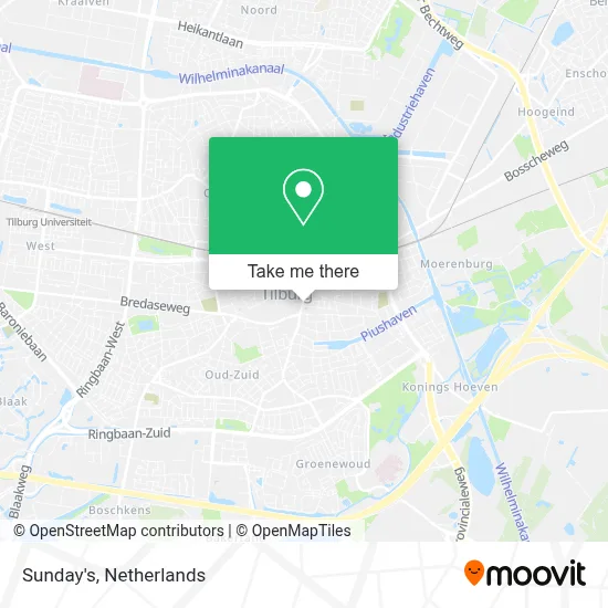 Sunday's map