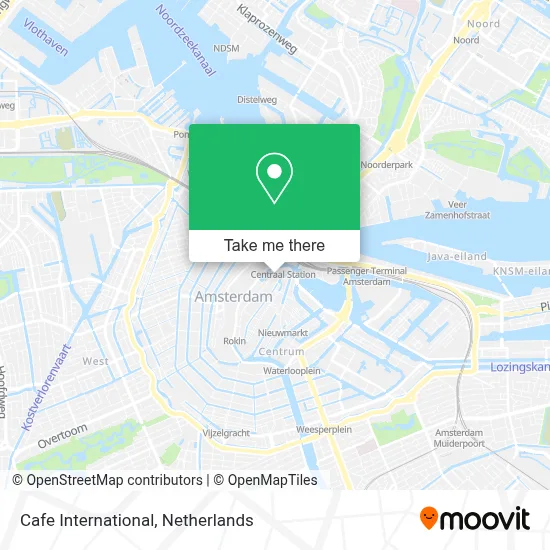 Cafe International map